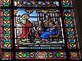 Église paroissiale Saint-Pierre : vitrail n° 12 (détail): saint André prêche en Grèce
