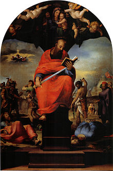 Beccafuni, San Paolo in trono, 1515 circa