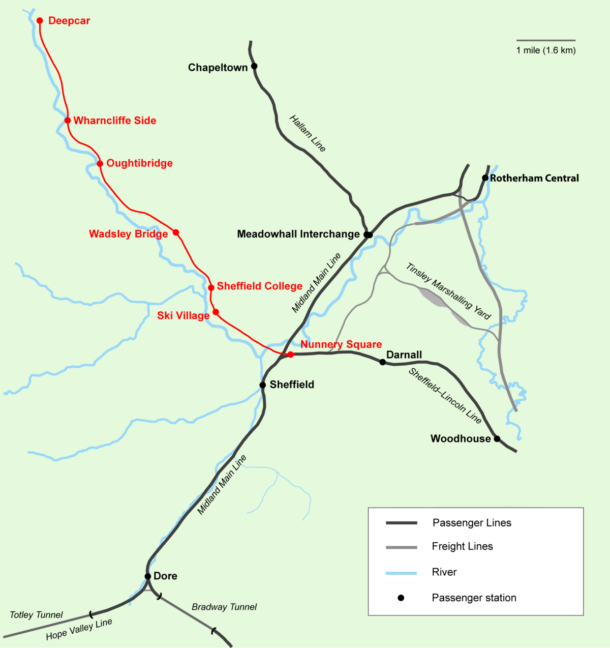 Churnet Valley Railway Map Don Valley Railway - Wikipedia