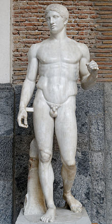Il Doriforo di Policleto. Museo archeologico nazionale di Napoli (inv. 6011).