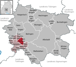 Dotternhausen - Localizazion