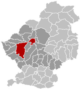 Kaart van Douai