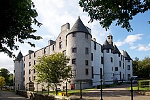 Dudhope Castle Dudhope Castle - view from SE.jpg