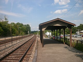 <span class="mw-page-title-main">Duffields station</span> MARC rail station in Duffields, West Virginia, US