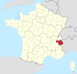 Department 73 in France 2016.svg