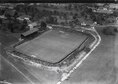 Stadion Förrlibuck im Jahr 1925 auf einem Luftbild von Walter Mittelholzer