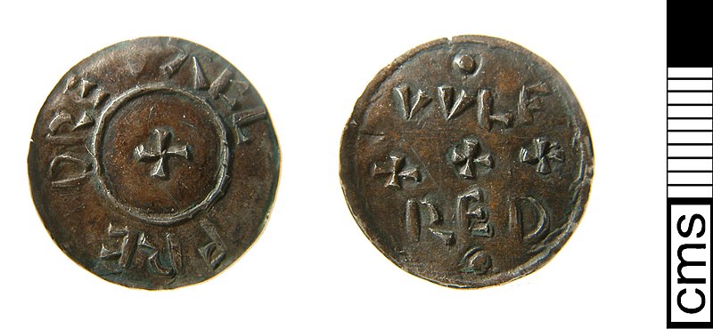 File:Early-Medieval coin , Penny of Alfred, 'Edward the Elder' type (FindID 223819).jpg