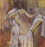 Edgar Degas, After the Bath, Woman drying herself, c. 1896–8