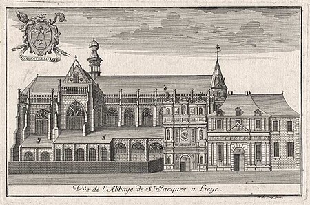 Eglise liege stjacques leloup 1735