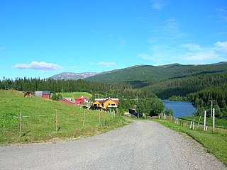 Dunderland Valley valley in Rana, Norway