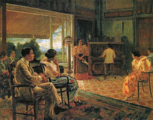 El Kundiman, oil on canvas, 1930