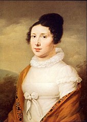 Portrait of Elisabeth Röckel by Joseph Willibrord Mähler, Düsseldorf, Goethe-Museum (Source: Wikimedia)