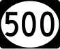 Puerto Rico Tertiary Highway 500 marker