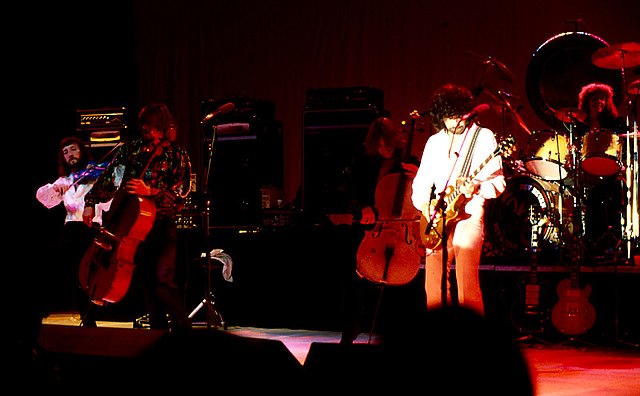 ELO performing in Oslo, Norway, in 1978