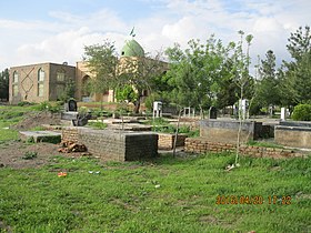 امامزاده سلطان سید حبیب روستای حاجی‌آباد-نمایی از جنوب شرق مرقد
