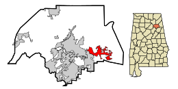 Hokes Bluff – Mappa