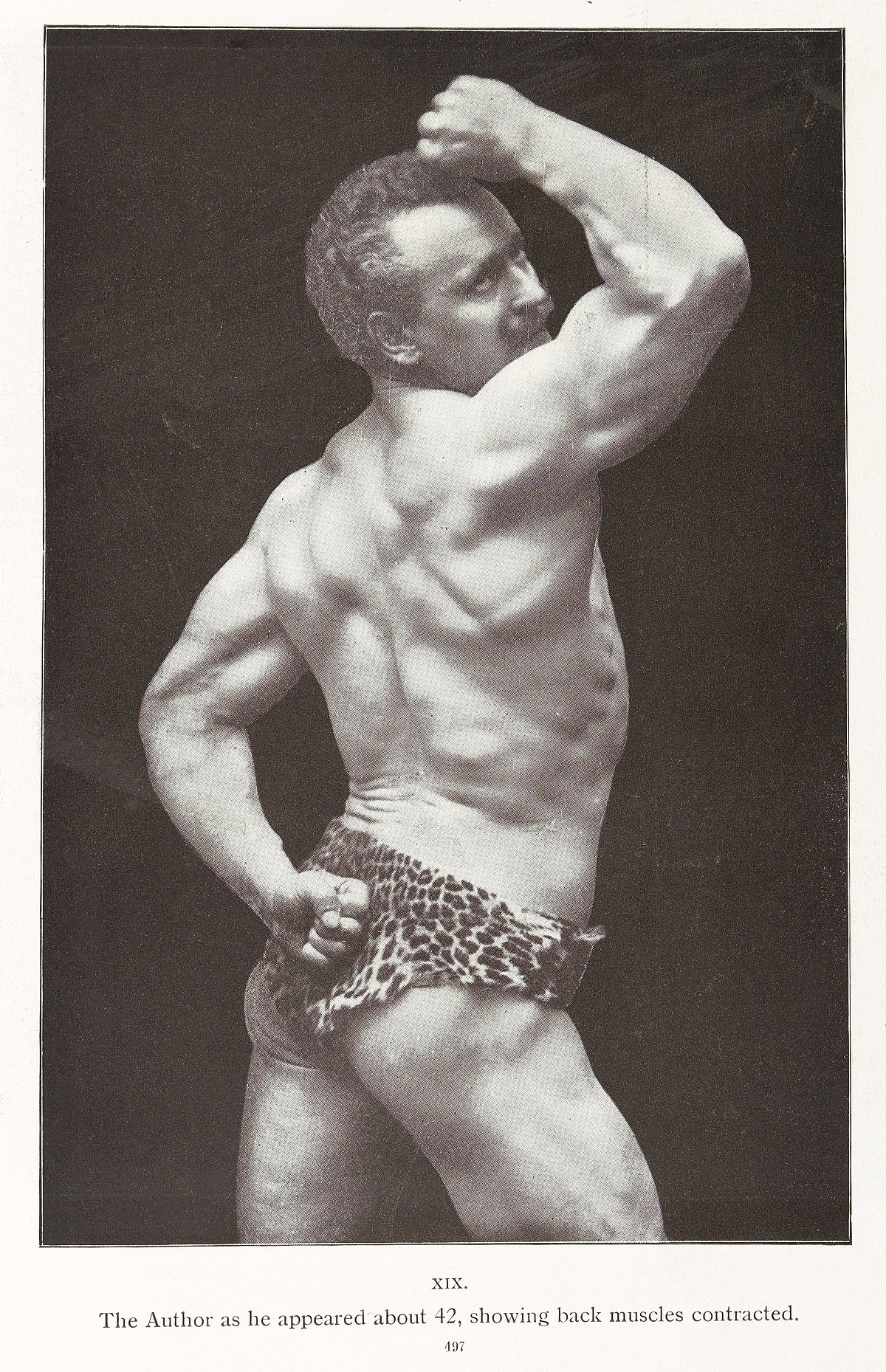 Eugen Sandow, full-length portrait, standing, facing right, rear view,  displaying arm muscles] / Sarony, 37 Union Sqr., N.Y. - PICRYL - Public  Domain Media Search Engine Public Domain Search