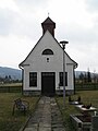 Čeština: Kaple na mořkovském evangelickém hřbitově. English: Chapel at evangelical cemetery in Mořkov.