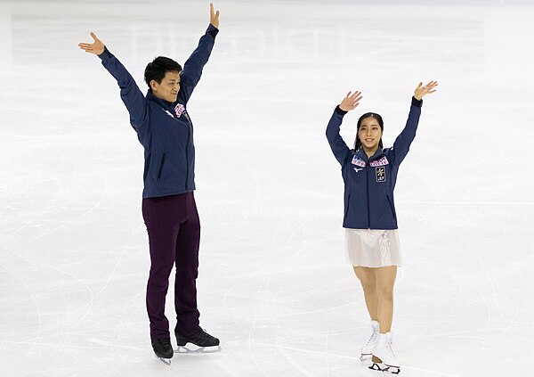 Miura/Kihara at the 2023 Four Continents Championships