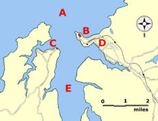 Falmouth map showing castles.png