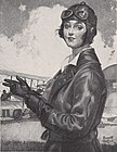 Female Aviator circa 1924