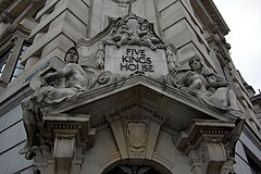 Five Kings House, London – Mercury, Agriculture and putti.jpg