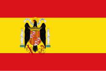 Flag of Spain (1938-1945) Flag of Spain (1938-1945).svg