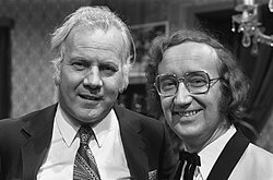 Fred Haché show van de VPRO Links Harry Touw als Fred Haché, rechts IJf Blokker, Bestanddeelnr 925-3061.jpg