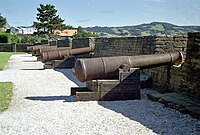 View of the battery of San Antonio.