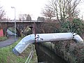 Gas pipe at Lower Sydenham - geograph.org.uk - 1633820.jpg