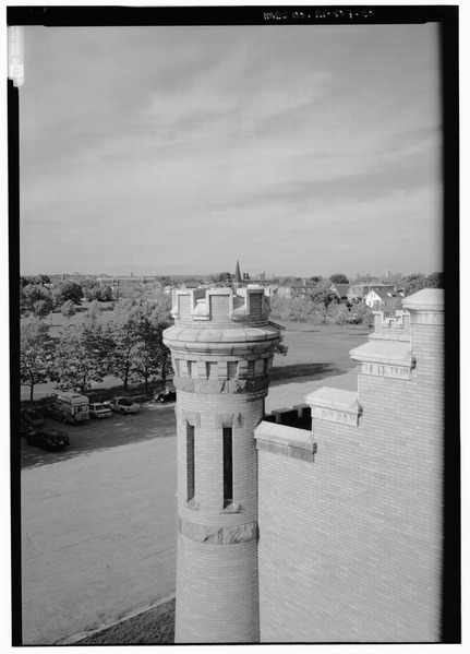 File:General view out tower window looking north - Cranston Street Armory, Cranston Street, Providence, Providence County, RI HABS RI,4-PROV,195-20.tif