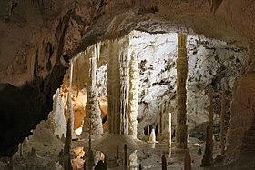 View of the caves