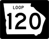 State Route 120 Loop marker