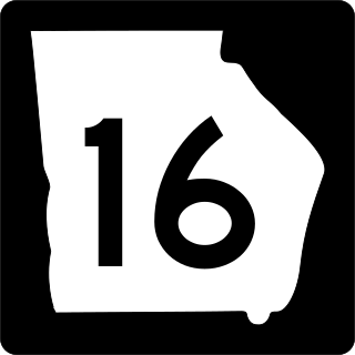 <span class="mw-page-title-main">Georgia State Route 16</span> State highway in central Georgia