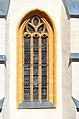 English: Gothic tracery window at the apse Deutsch: Gotisches Maßwerkfenster in der Apsis