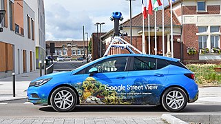 Voiture Google Street View à Longueau.