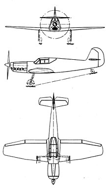 Gotha Go.149 3-view drawing from L'Aerophile February 1938 Gotha Go.149 3-view L'Aerophile February 1938.jpg