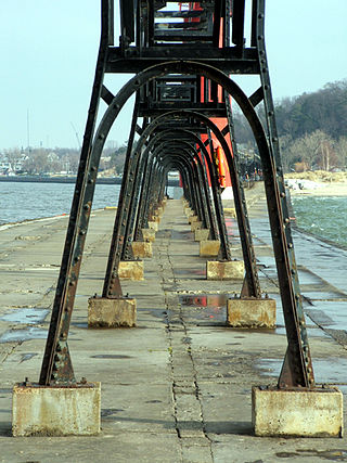 <span class="mw-page-title-main">Piers and Revetments at Grand Haven, Michigan</span> United States historic place