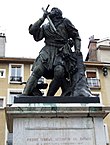 Statue du Chevalier Bayard à Grenoble