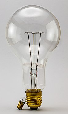 Big (E27s) and small (E10s) incandescent lamps