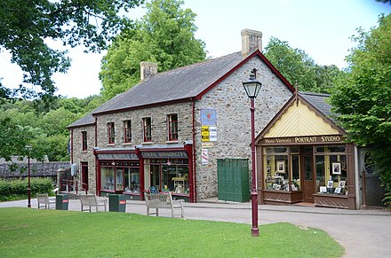 Re-erected buildings in St Fagans National History Museum