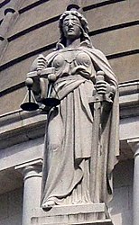 Фемида — греческая богиня справедливости, а также символ права