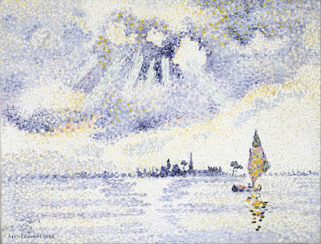 Number Painting for Adults Sunset On The Lagoon Venice Painting by  Henri-Edmond Cross Paint by Number Kit On Canvas for Beginners