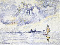 Západ slunce na benátské laguně 1898–1893