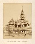 pagoda i Mandalay, 1889