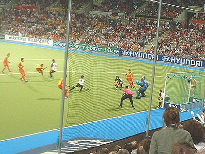 The second semi final match between Germany and Spain