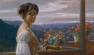 Alice Charlemont, die Tochter des Malers
