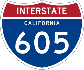 <span class="mw-page-title-main">Interstate 605</span> Interstate Highway in California