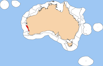 Map of the Southwest Shelf Transition IMCRA 4.0 Southwest Shelf Transition.png