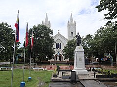 Immaculate Concepcion Cathedral PPC, Jose Rizal monument